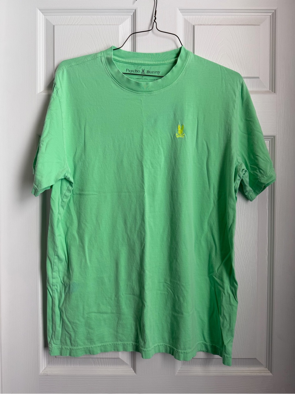 Psycho Bunny Men’s Green Short-Sleeve Crewneck Tee